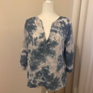 Tie Dye Quarter Sleeve